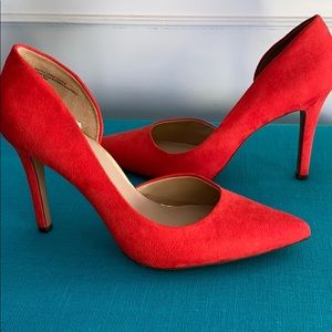 Merona orange heels size 8